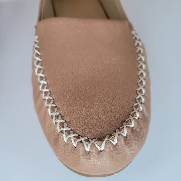 Trotters Signature Mila Tan Leather Flats - Size 10 - Picture 13 of 16